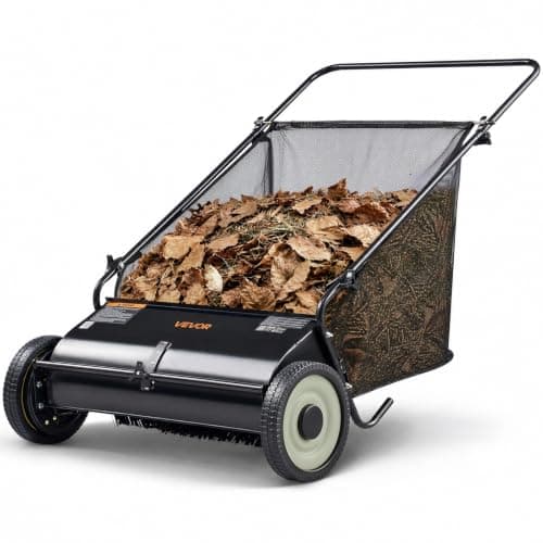 VEVOR VEVOR 26" Push Lawn Sweeper (7 cu ft)