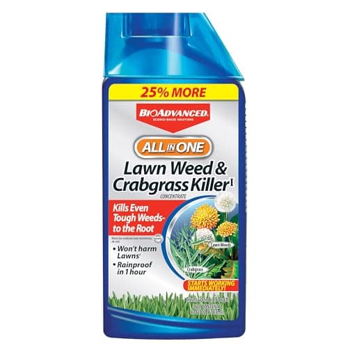 BioAdvanced BioAdvanced All-in-One Lawn Weed & Crabgrass Killer, Concentrate (40 oz)