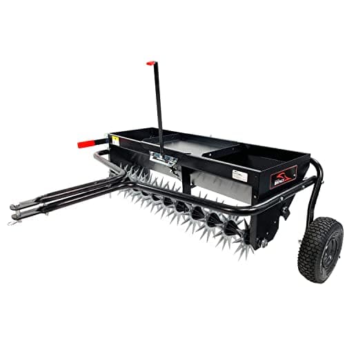 Brinly Brinly Tow-Behind Combination Aerator Spreader, 40" (with weight tray)